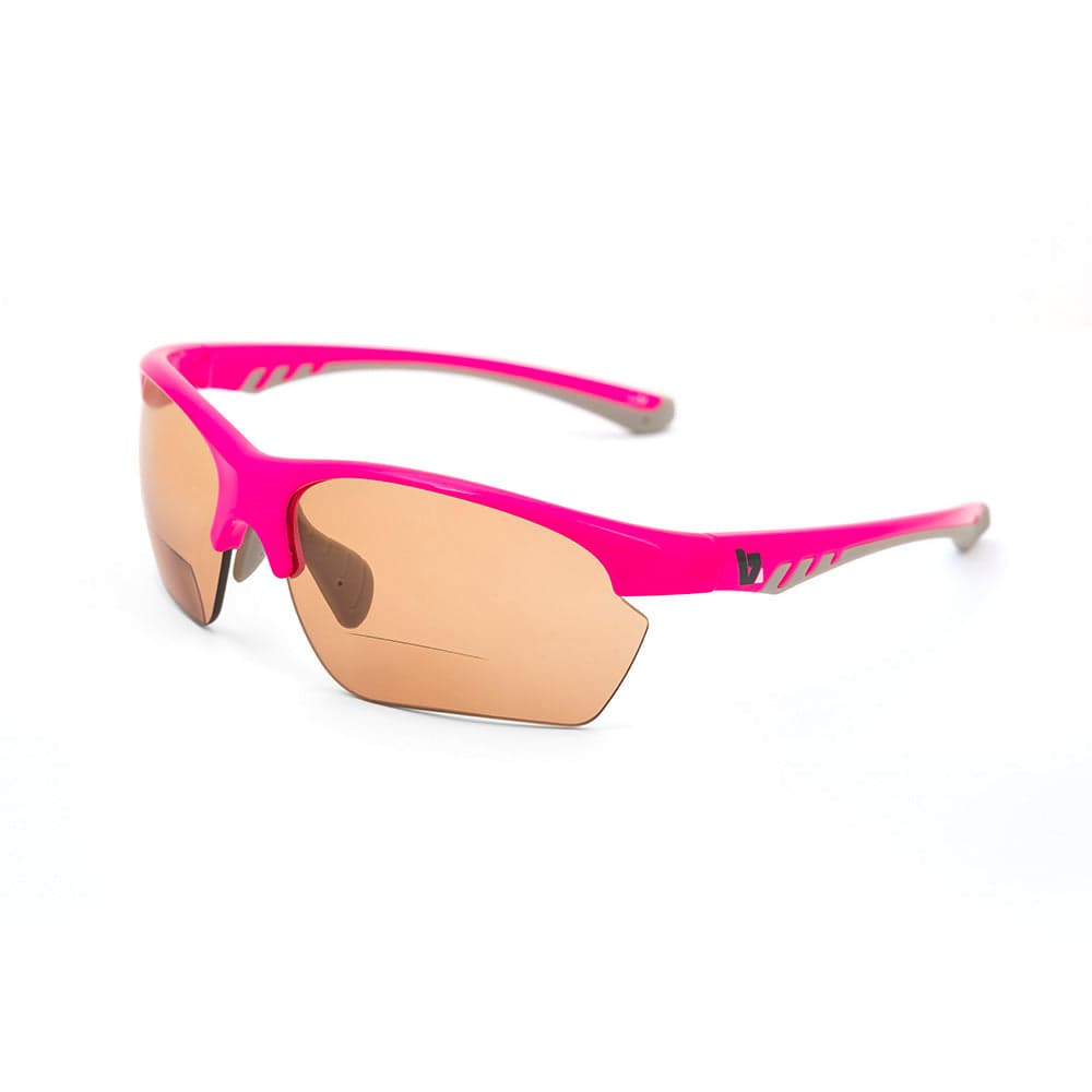 BZ Optics LJM HD Photochromic Bifocal Glasses Pink/Grey +2.50