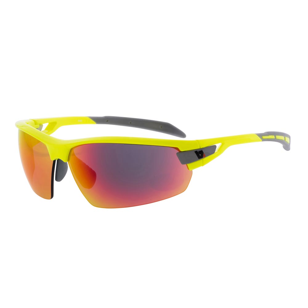 BZ Optics PHO Mirrored Glasses - Fire lens Yellow One Size