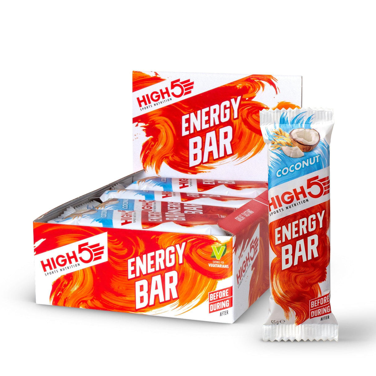 High5 High5 Energy Bar (55g, x12, Coconut)
