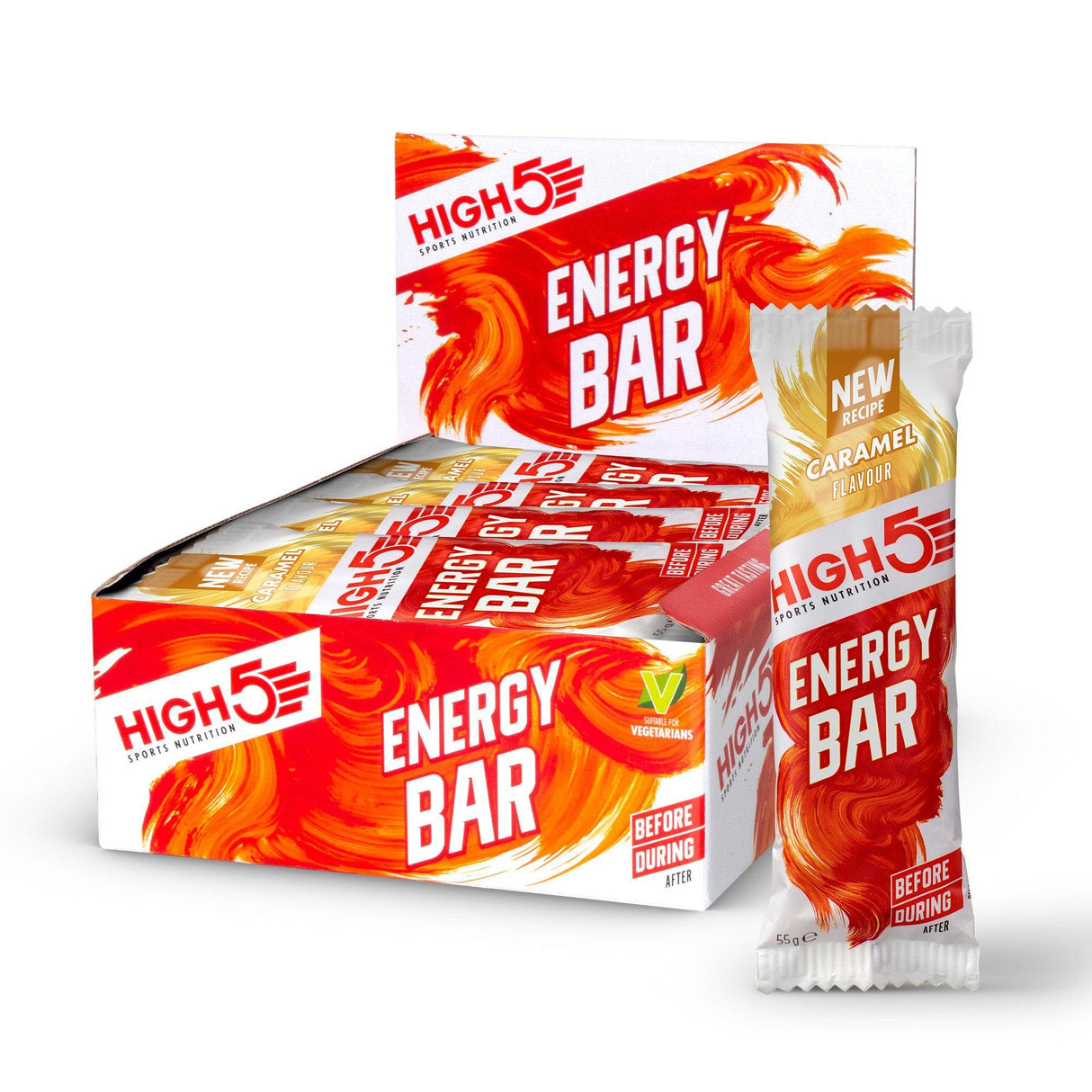 High5 High5 Energy Bar (55g, x12, Caramel)
