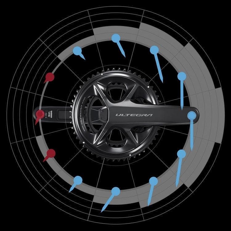 Shimano Ultegra FC-R8100-P 12-speed double Power Meter chainset