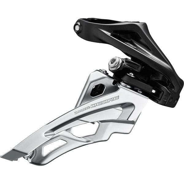 Shimano Deore M6000-E triple front derailleur, side swing, front pull