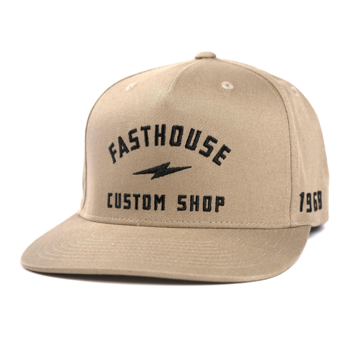 Fasthouse Fundamental Hat 2022: Khaki One Size