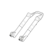 Manitou Fork Outer Leg Assembly Gloss Black 26"
