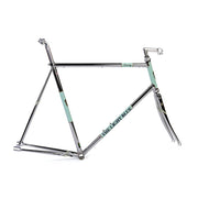 Light Blue Sport Trinity Track Frameset Chrome 62cm