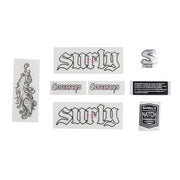 Surly - Bikes/Frames Frame Decal Kit Sorceress HB White