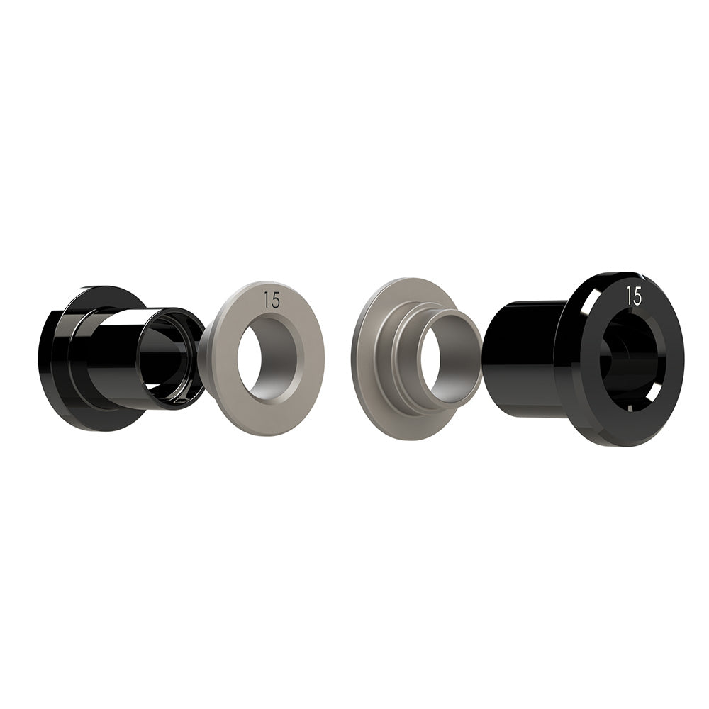 Syndyt Hub Axle Adaptors Pro 15mm Black/Silver