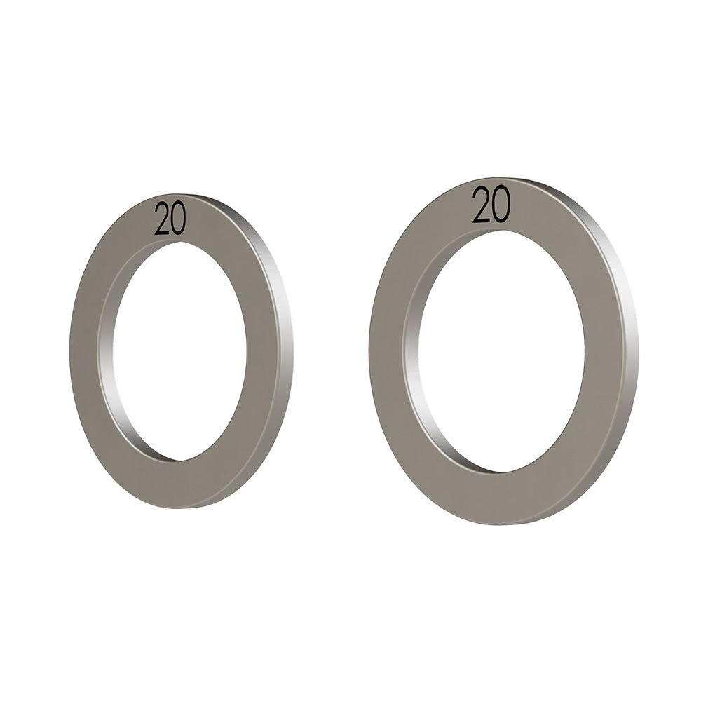 Syndyt Hub Washer Kit Pro 20mm Silver