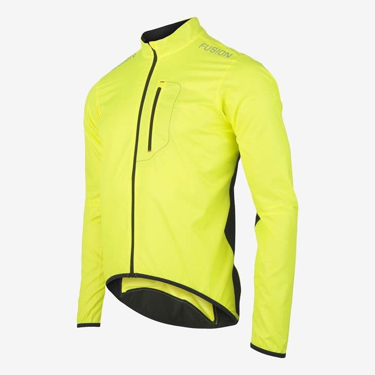 FUSION - S1 CYCLING JACKET-YELLOW-L
