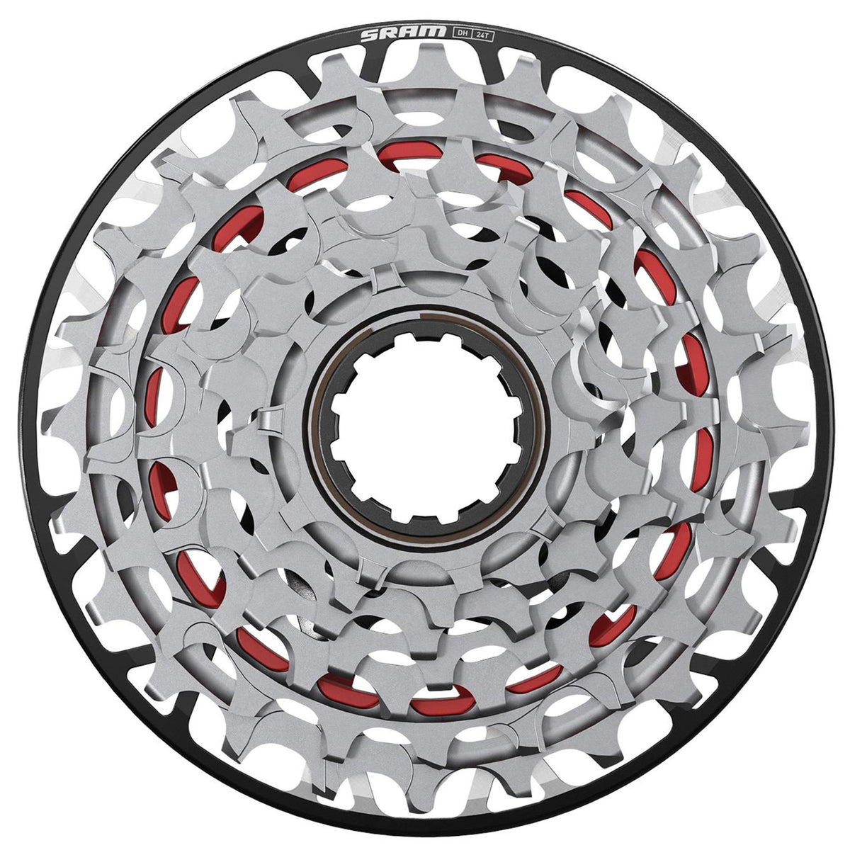 SRAM Cassette XS-797 T-Type 7 Speed Downhill XD:  10-24