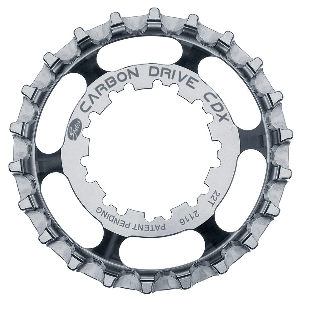 Gates Carbon Drive CDX 9-Spline Sprockets Silver 22T