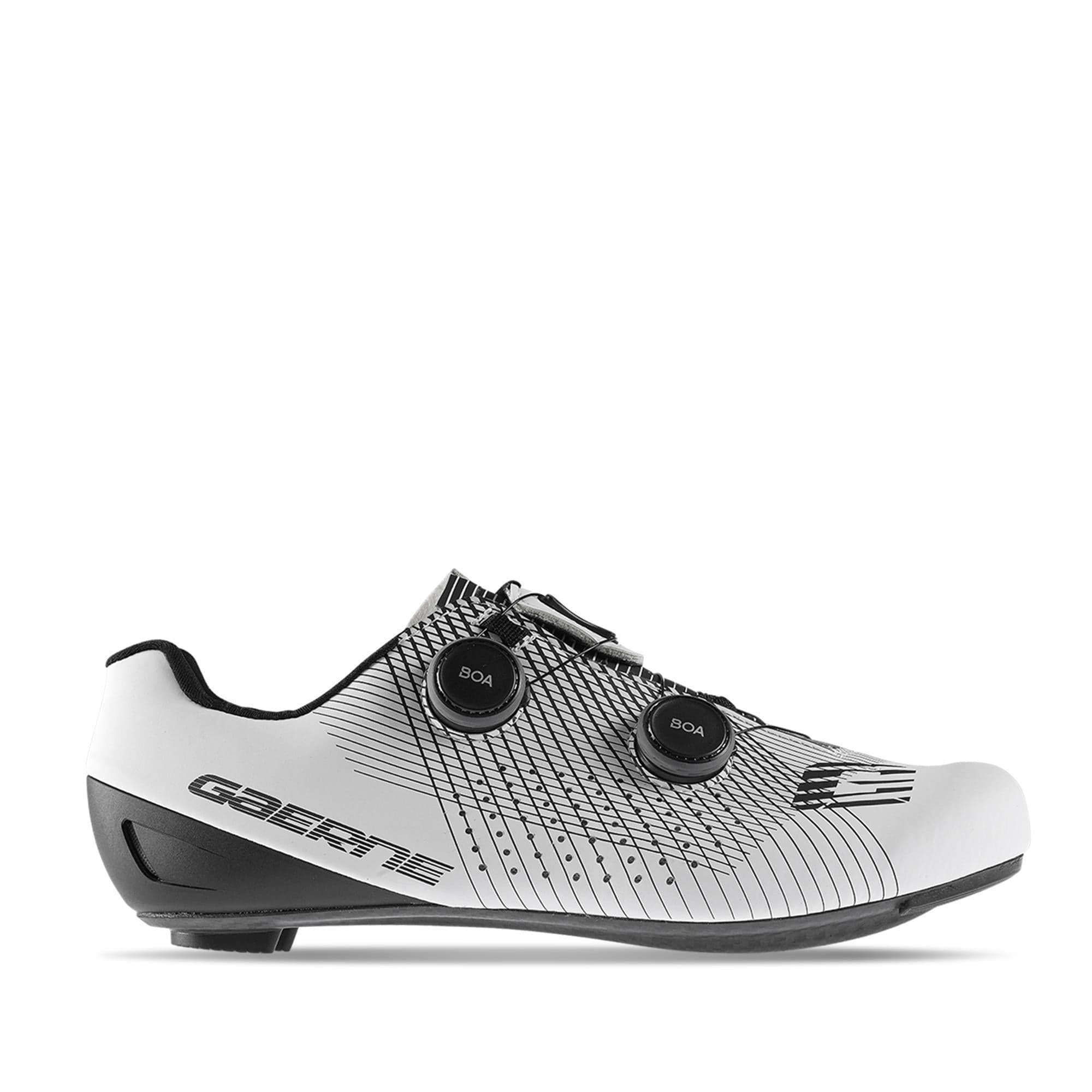Gaerne Carbon G Fuga Road Cycling Shoes 2025: WHITE/BLACK 41