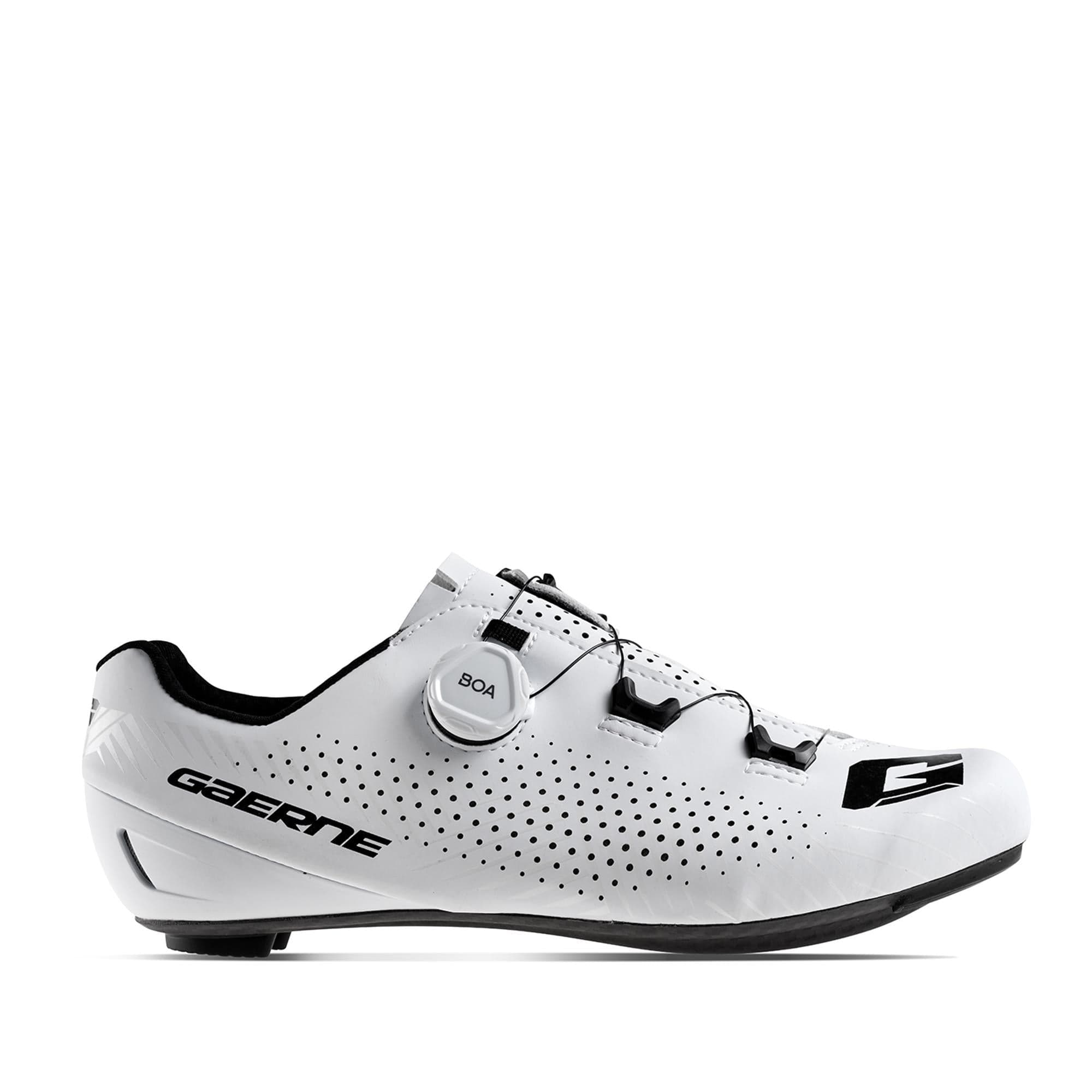 Gaerne Carbon G Tuono Road Cycling Shoes 2025: MATT WHITE 45