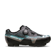 Gaerne Lampo Ladies MTB Shoes 2025: MATT BLACK GREY AZURE 38