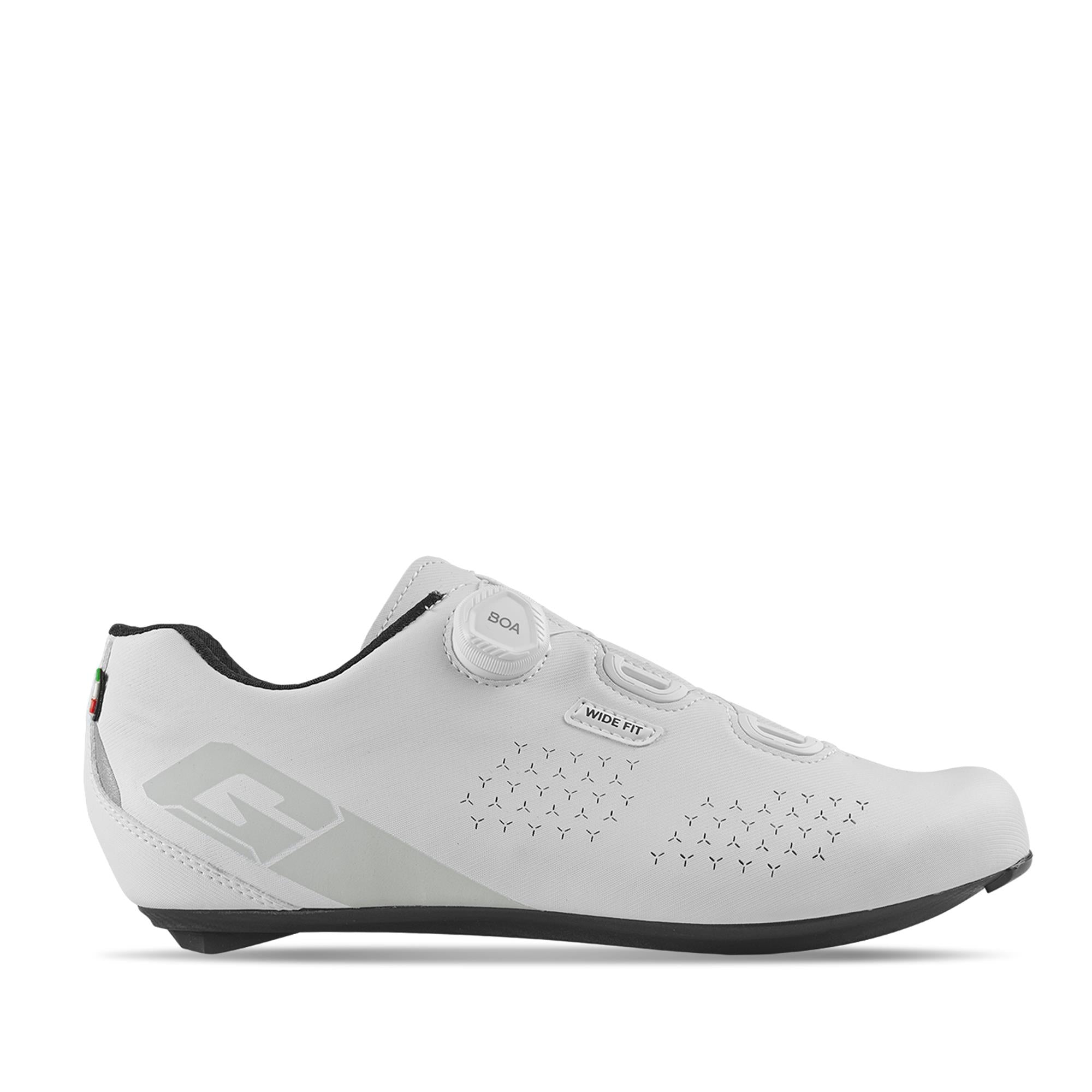 Gaerne Sprint Plus Wide Cycling Shoes 2026: WHITE 40