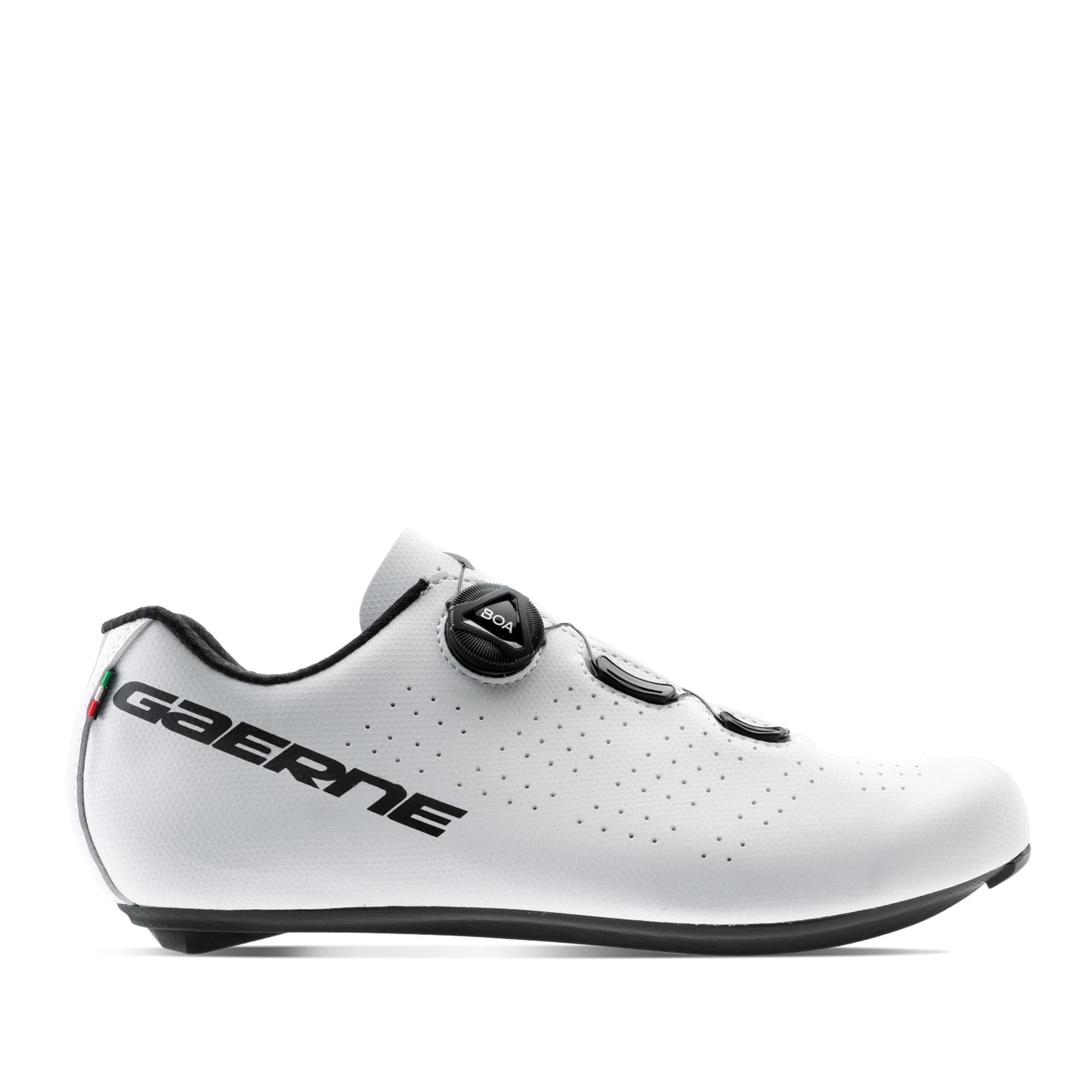 Gaerne Sprint Road Cycling Shoes 2025: MATT WHITE 41
