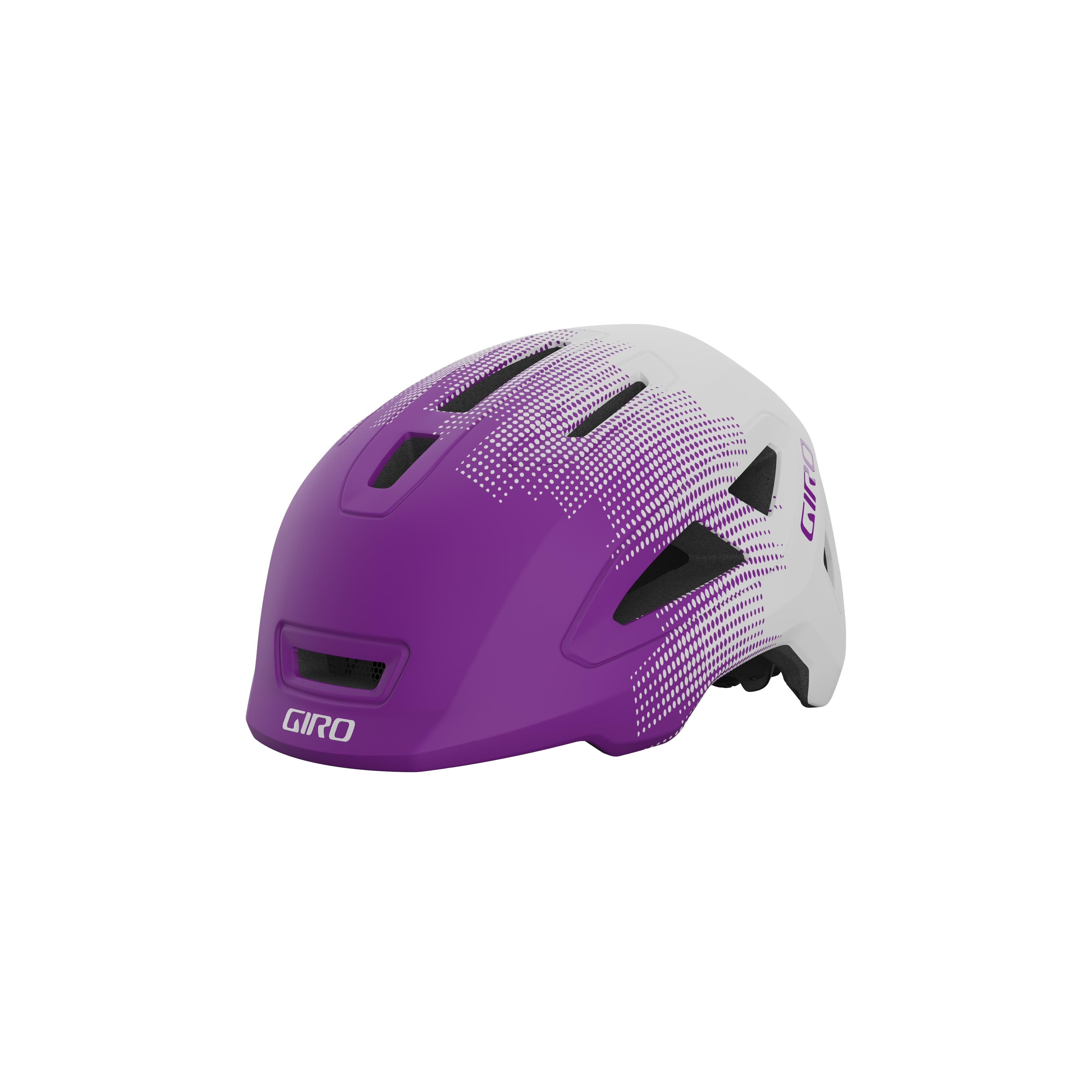 Giro Scamp Ii Child'S Helmet 2024: Matte Purple Towers Xs 45-49Cm