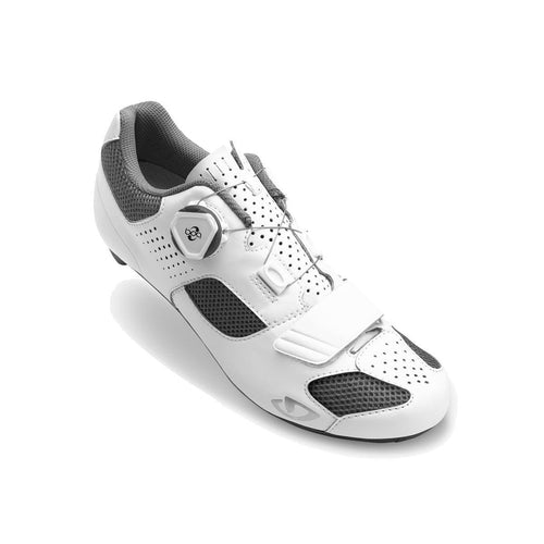 Giro Espada (Boa) Women'S Road Cycling Shoes 2019: White/Silver 36