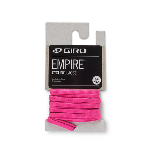 Giro Empire Cycling Shoe Laces: Coral Pink 43-45.5 132Cm