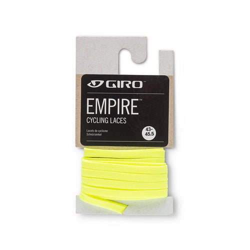 Giro Empire Cycling Shoe Laces: Highlight Yellow 46-48 137Cm