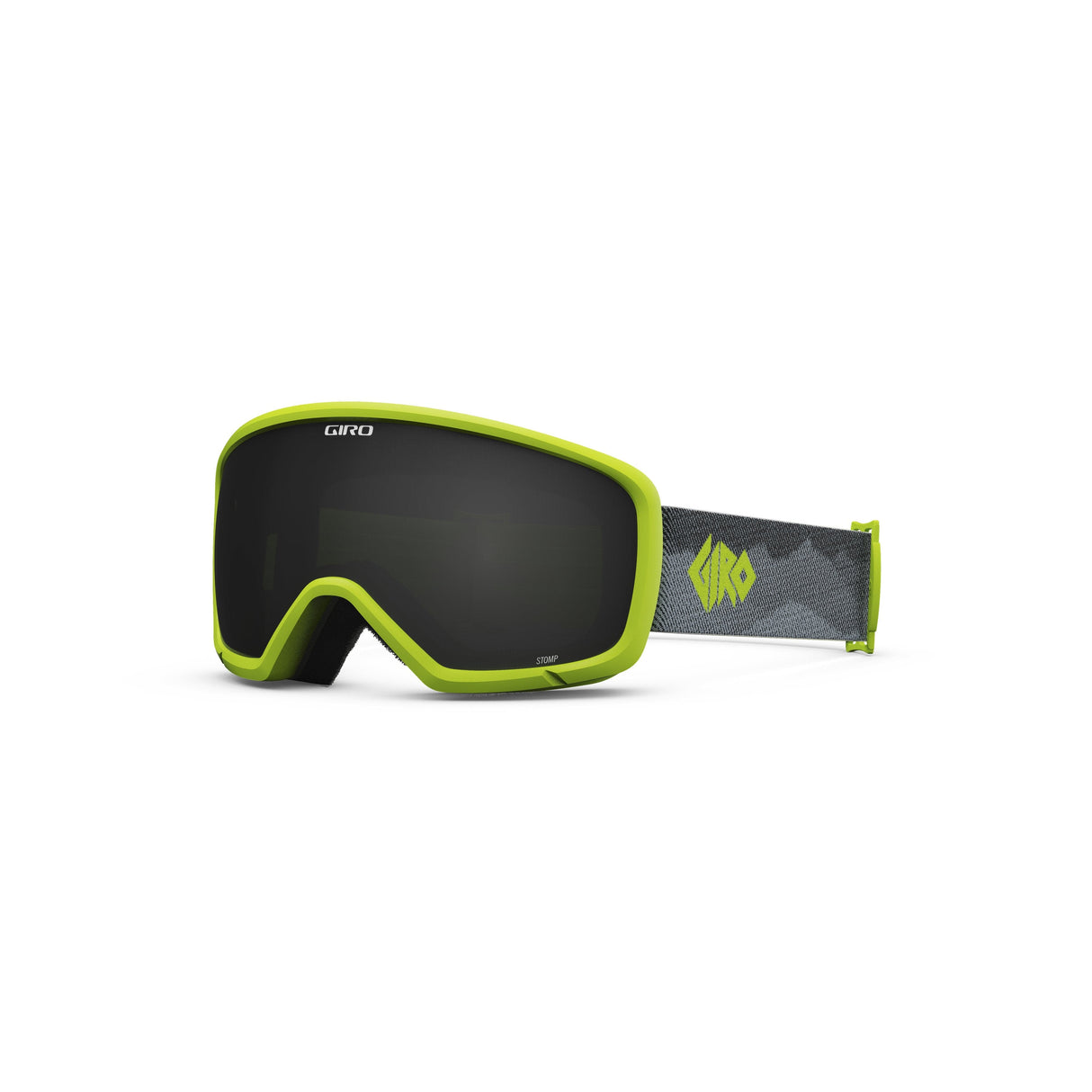 Giro Stomp Snow Goggle 2024: Ano Lime Linticular - Ultra Black Lenses