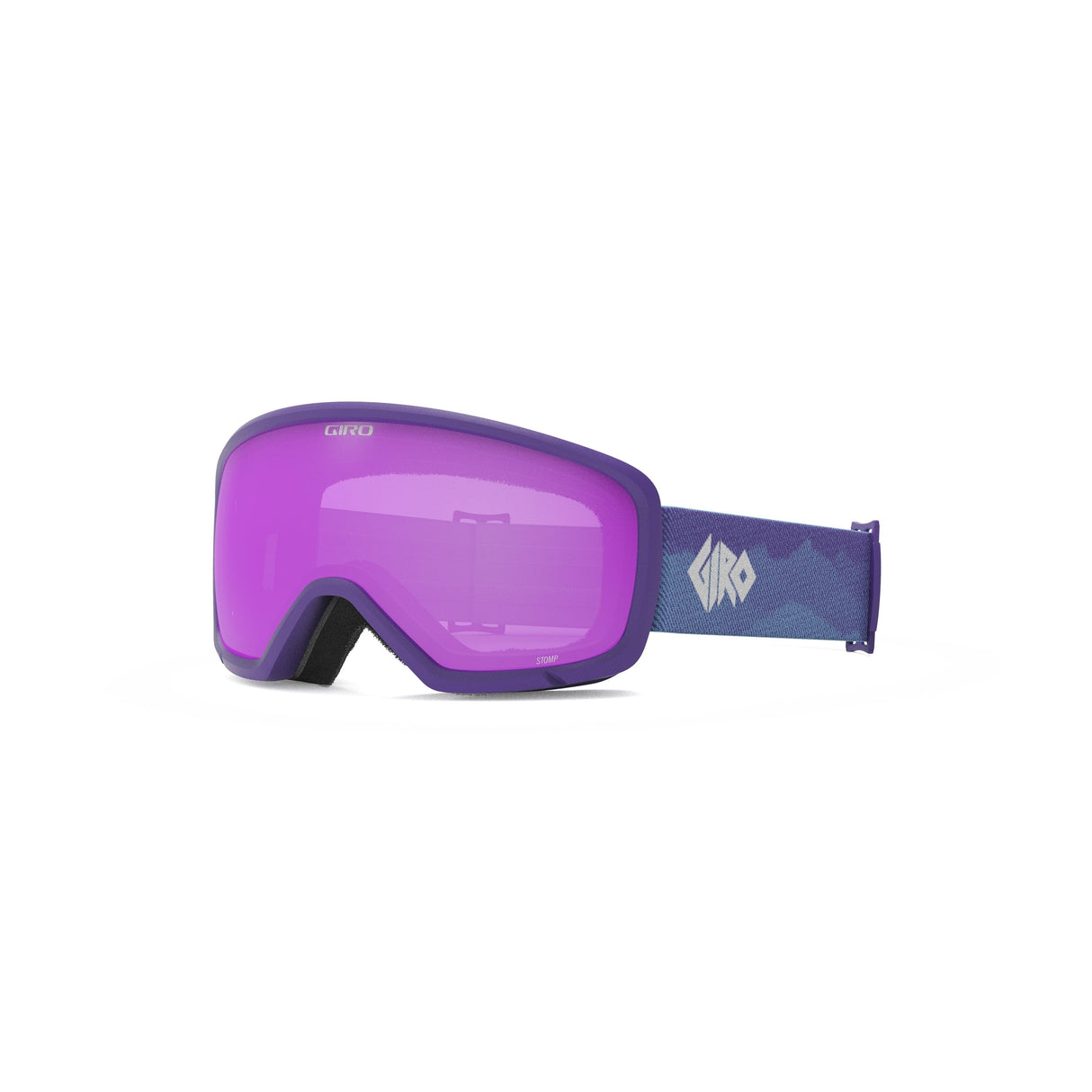 Giro Stomp Snow Goggle 2024: Ano Lime Linticular - Loden Green Lenses