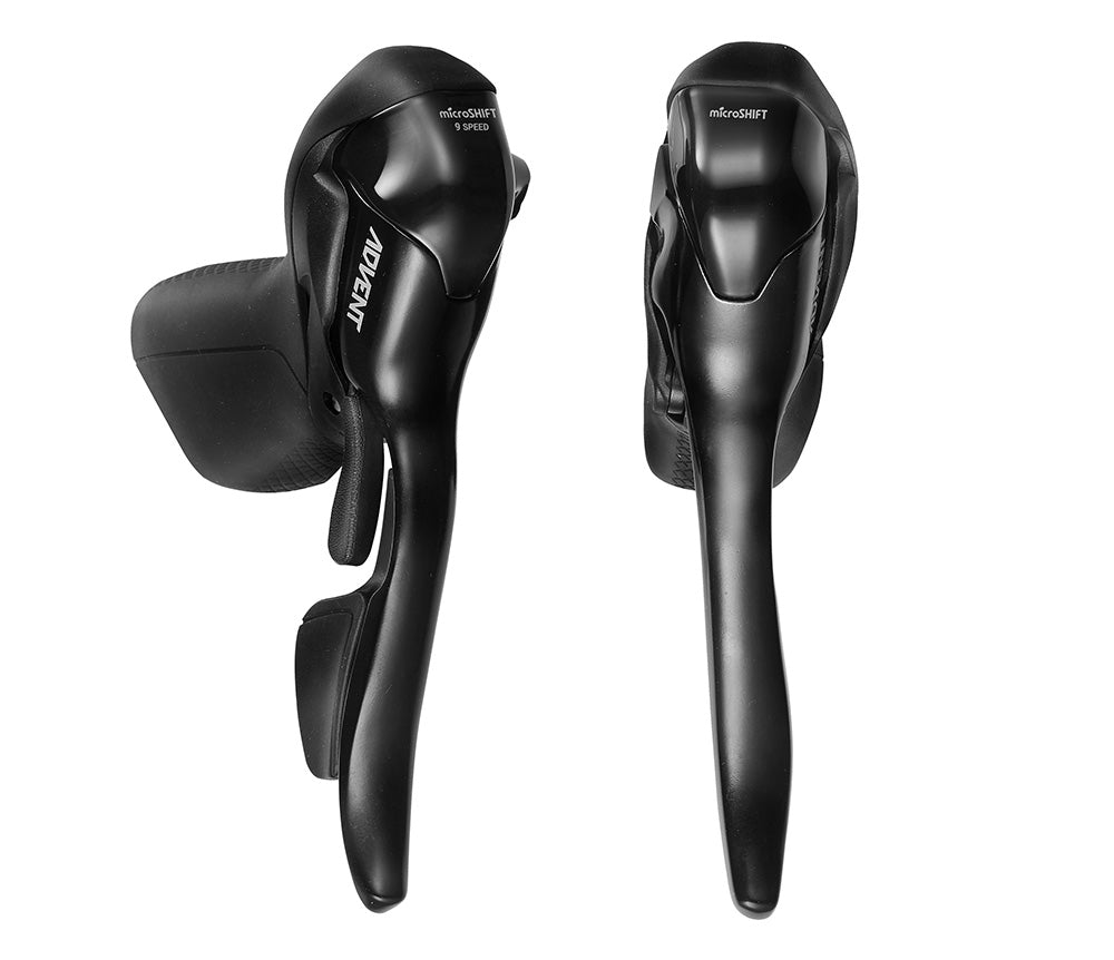 MicroSHIFT ADVENT Drop Bar Shifters Black 9sp 1X