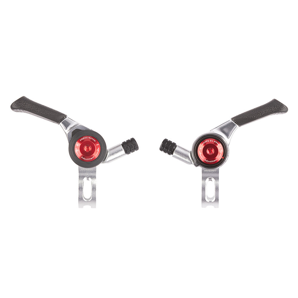 MicroSHIFT Thumb Shifters for Shimano Road Silver 10sp Road