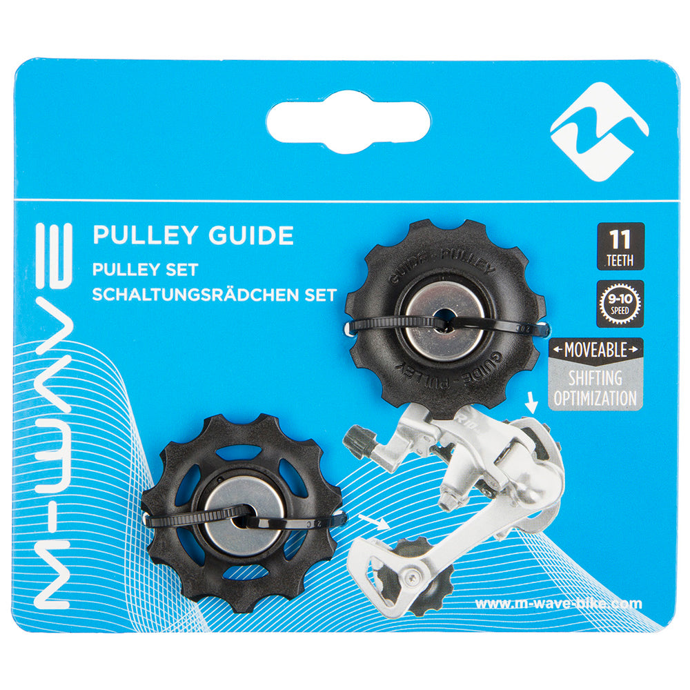 M-Wave Jockey Wheel Set Black 11T