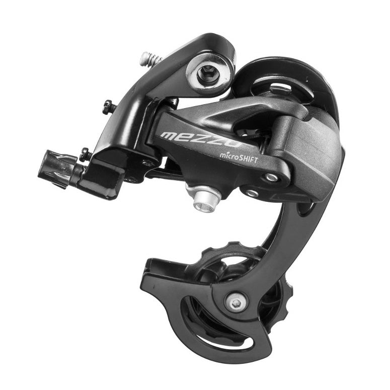 MicroSHIFT Mezzo 8/9 8-Speed Short Cage Rear Derailleur Black 9-speed