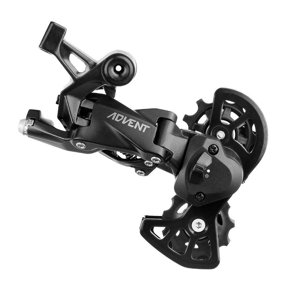 MicroSHIFT ADVENT Clutch Rear Derailleurs - 9-Speed Black 9sp