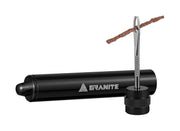 Granite Suture -Tire plug kit with integrated CO2 inflator (Black)