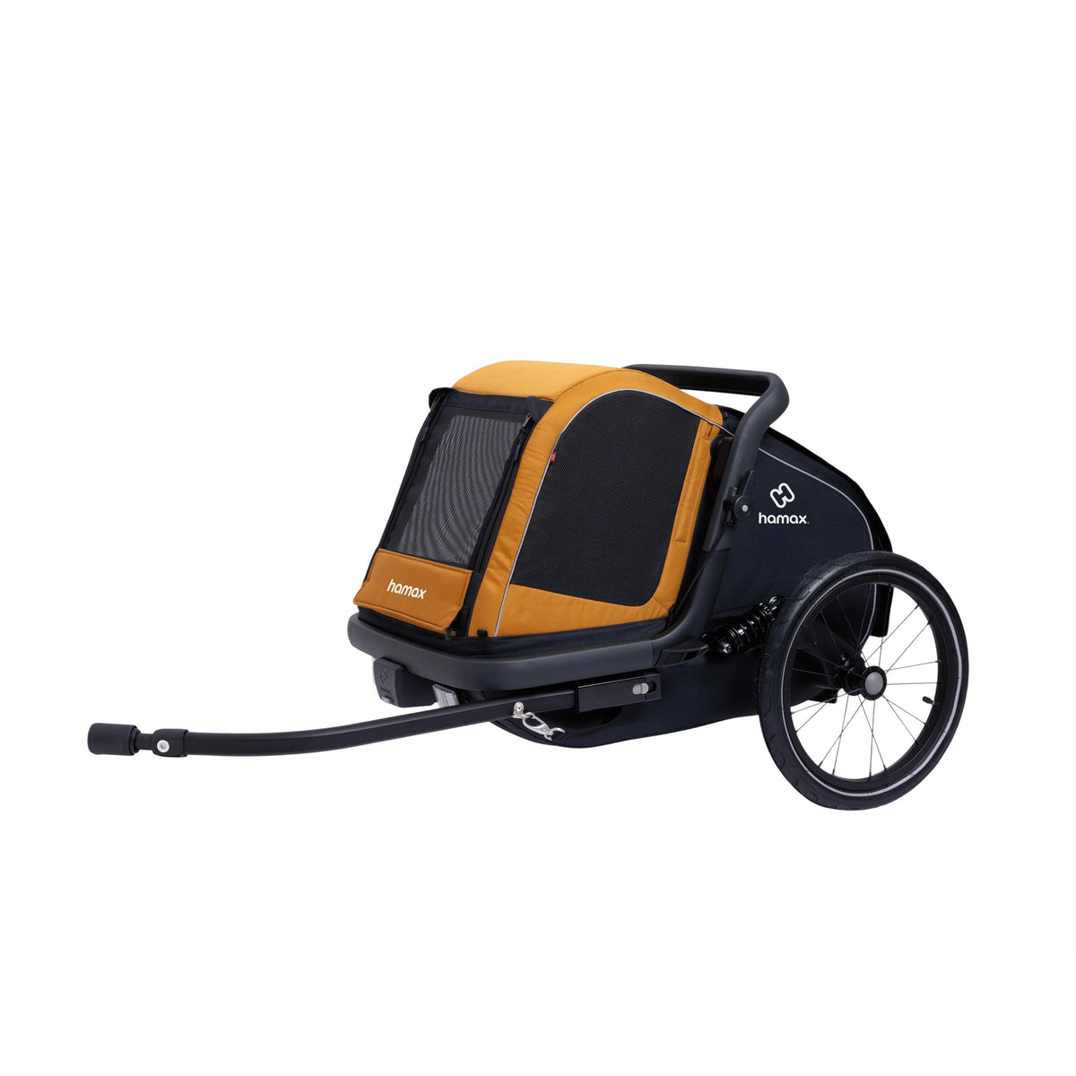 Hamax Milou S Dog Trailer: YELLOW