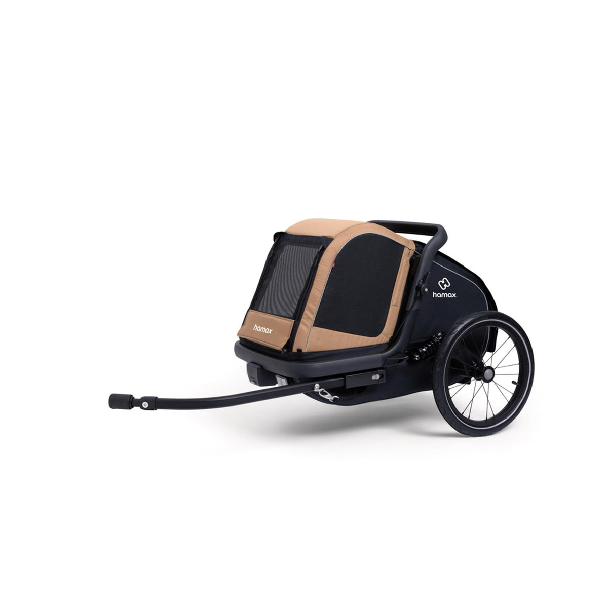 Hamax Milou S Dog Trailer: BROWN