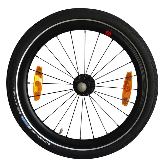 Hamax Outback Quick Release Wheel (1 Piece) Right 2023: Black 20"