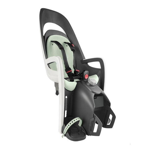 Hamax Caress Child Bike Seat Pannier Rack Version 2022 2022: White/Mint
