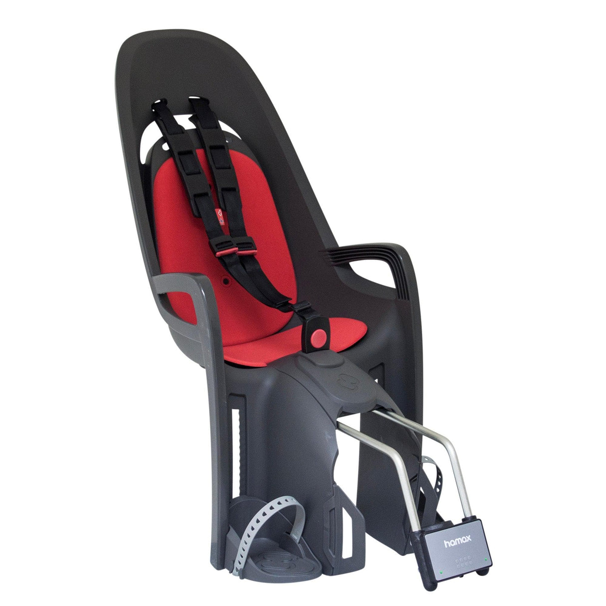 Hamax Zenith Child Bike Seat: Grey/Red