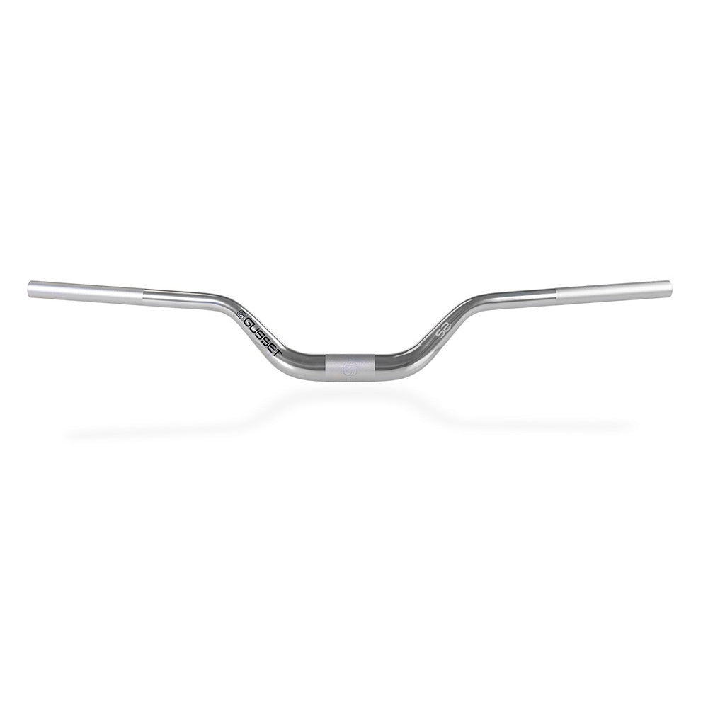 Gusset Components S2 Riser Bars 80mm Silver