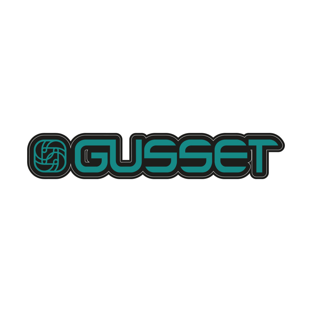 Gusset Components S2 Handlebar Decals Teal One