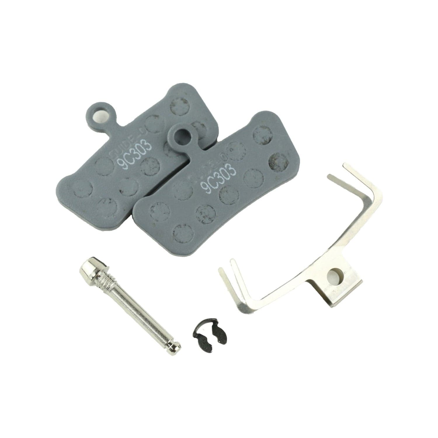 Sram Disc Brake Pads - Medium Organic/Steel (Powerful) - Trail/Guide/G2- Oe Mtb Pad: