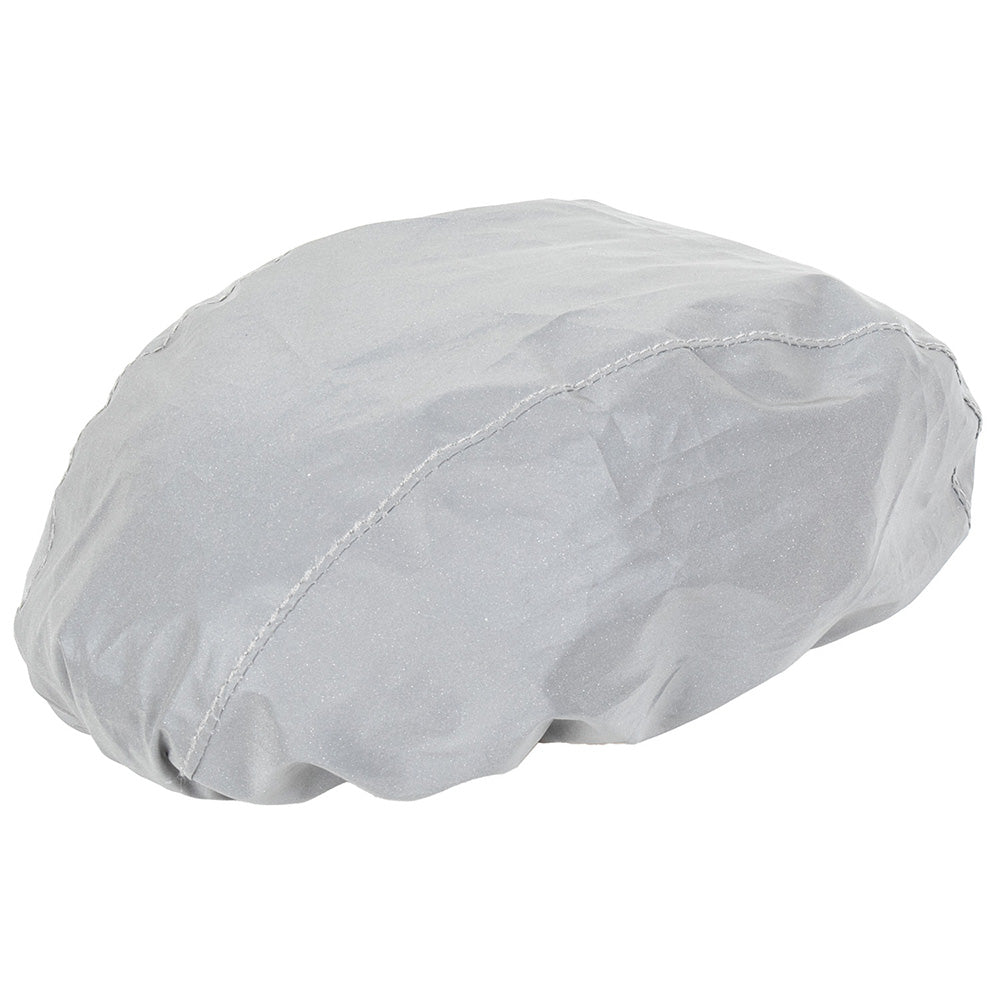 M-Wave Reflective Adult Helmet Cover Silver Adult