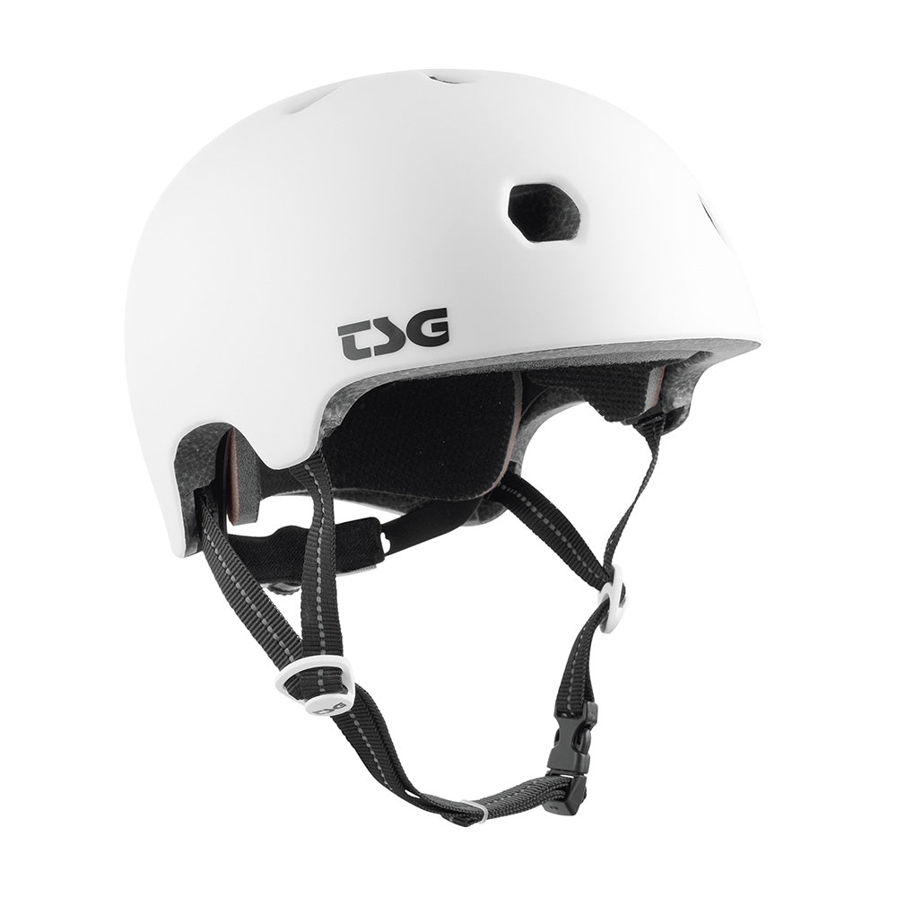 TSG Meta Solid Colour Satin White Sm/Md