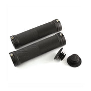 Clarks Vice Lock-On Handlebar Grip Black With Black Anodised End: