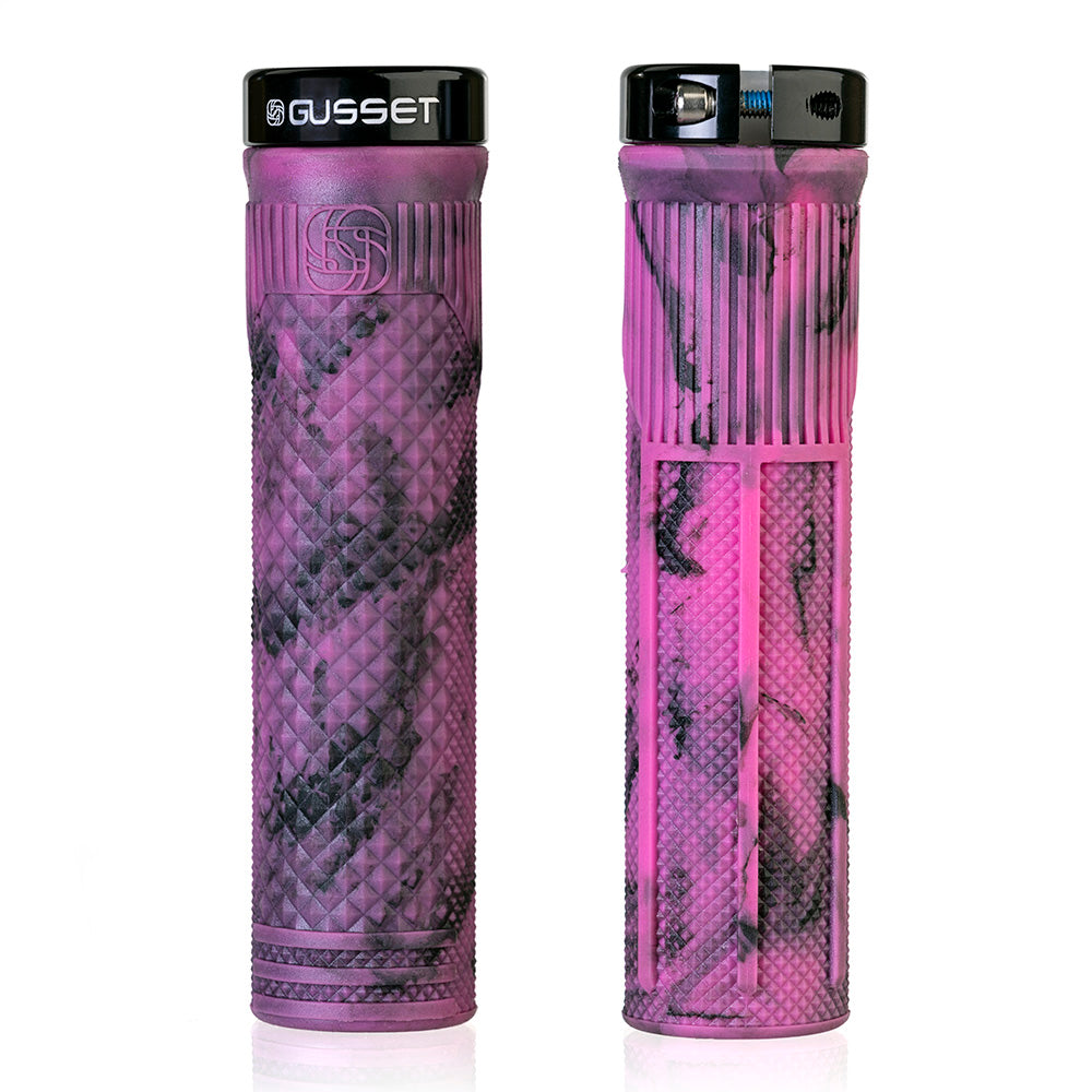 Gusset Grips S2 Lock-On Grips - Extra Soft  Black 133mm
