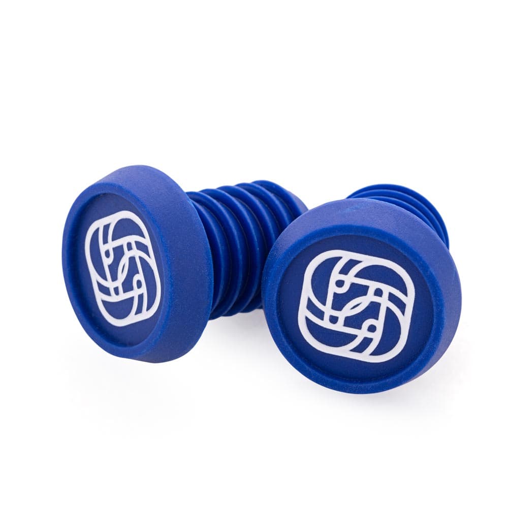 Gusset Grips BMX Push-In plugs Blue