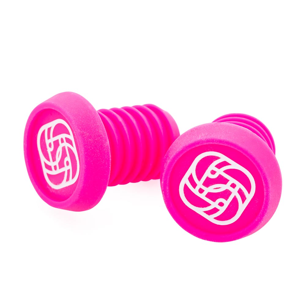 Gusset Grips BMX Push-In plugs Pink