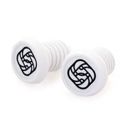 Gusset Grips BMX Push-In plugs White