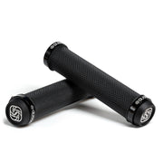 Gusset Grips Double File Lock-On Firm Grips Black 135mm