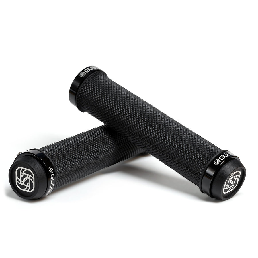 Gusset Grips Double File Lock-On Firm Grips Black 135mm
