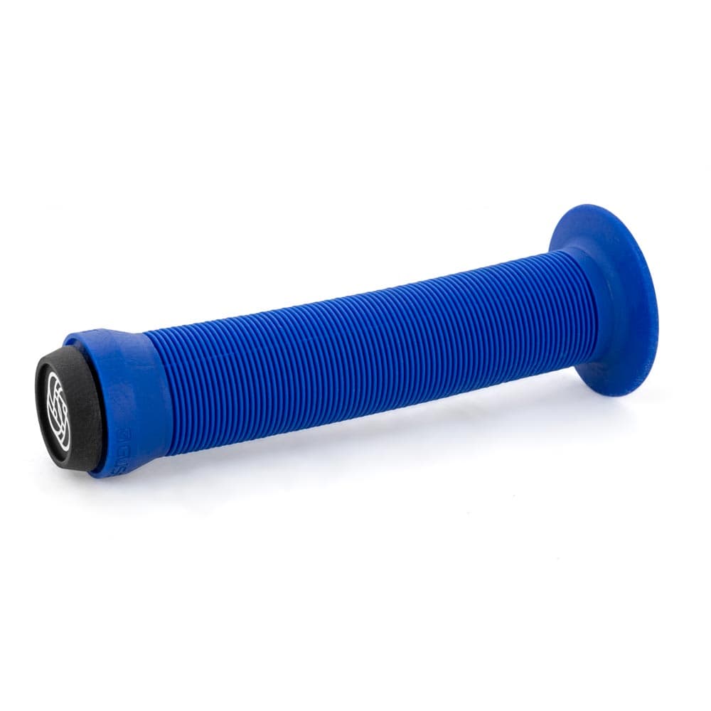 Gusset Grips Sleeper Flanged Grips Blue 147mm